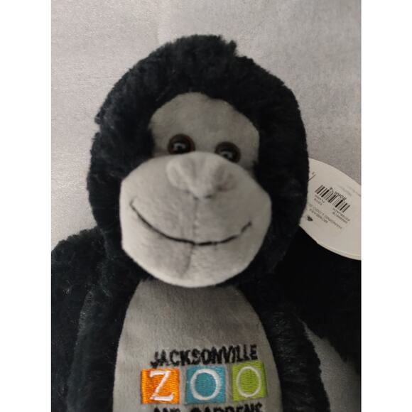 Wishpets NWT Gorilla Nyani 2017 Jacksonville Zoo & Gardens Stuffed Animal Plush - Picture 2 of 8